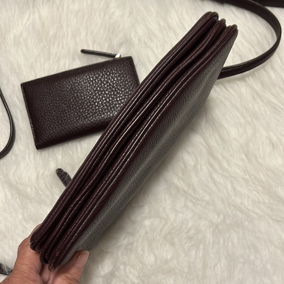 Kate spade pebbled leather crossbody & Leila small slim bifold wallet - Picture 3 of 11